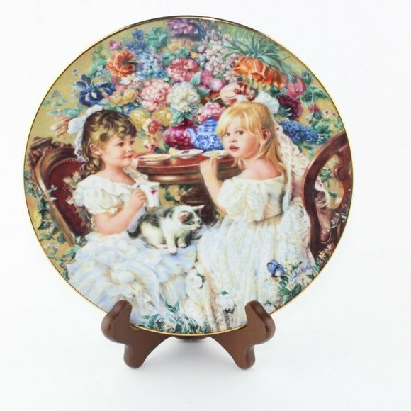 "The Tea Party" Collectible Plate - Picture 2 of 12
